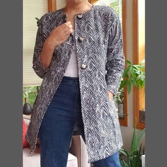 CAbi Zig Zag Pattern Knit Jacket - Picture 2 of 7